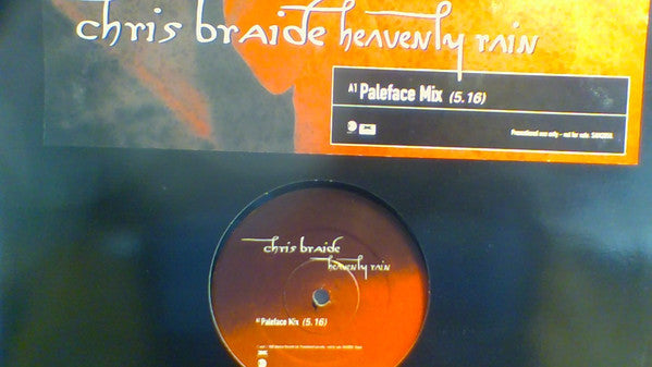 Chris Braide - Heavenly Rain - Used Vinyl Record 12"