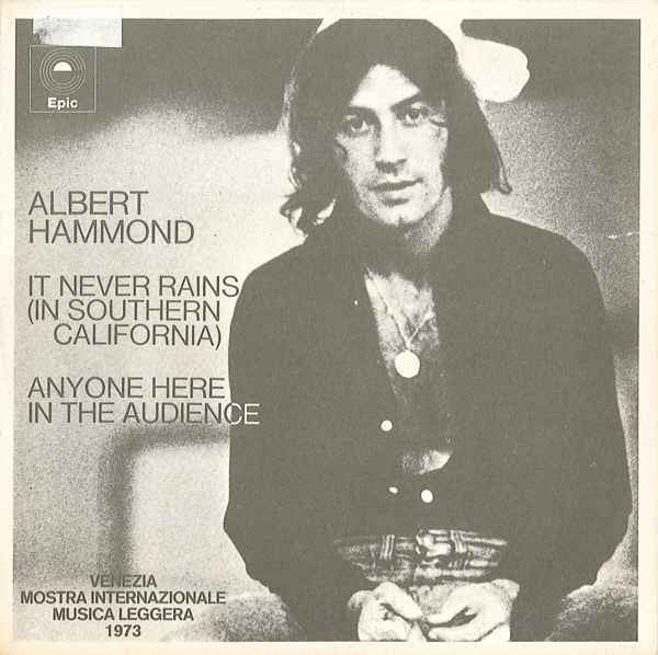 Albert Hammond - It Never Rains (In Southern California) - Used Vinyl