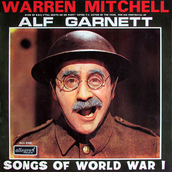 Warren Mitchell - Songs Of World War 1 - Used Vinyl Record
