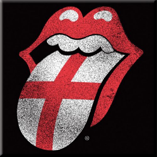Rolling Stones - Fridge Magnet: Tongue England - TV Memorabilia Fridge