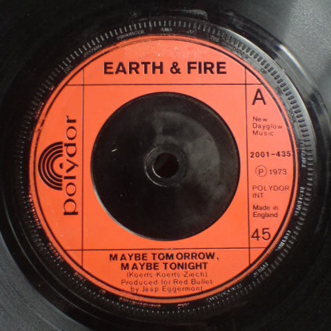 Earth And Fire - Maybe Tomorrow, Maybe Tonight - Used Vinyl Record 7