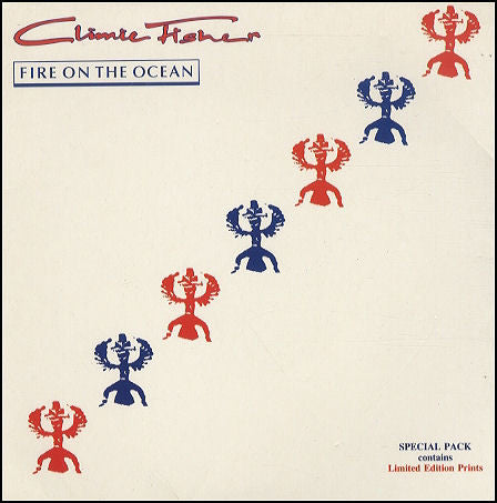 Climie Fisher - Fire On The Ocean - Used Vinyl Record 7"