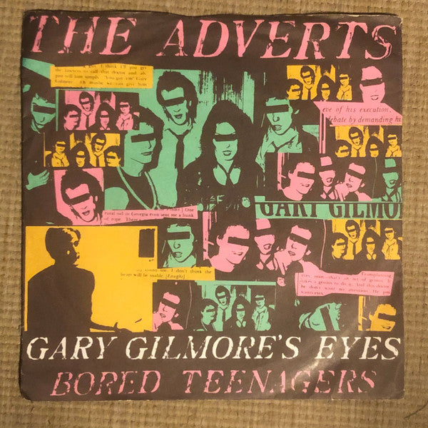 Adverts - Gary Gilmore's Eyes / Bored Teenagers - Used Vinyl Record 7"