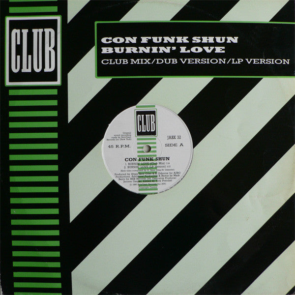 Con Funk Shun - Burnin' Love - Used Vinyl Record 12"