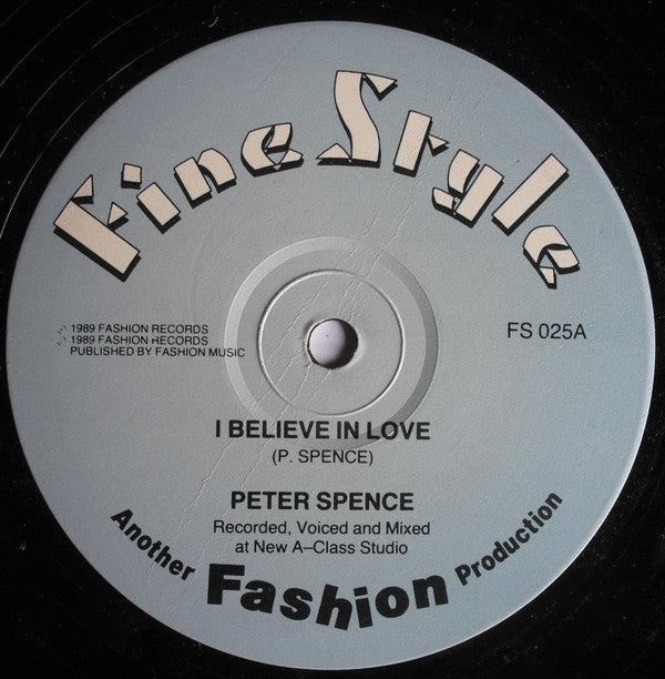 Peter Spence - I Believe In Love - Used Vinyl Record 12"