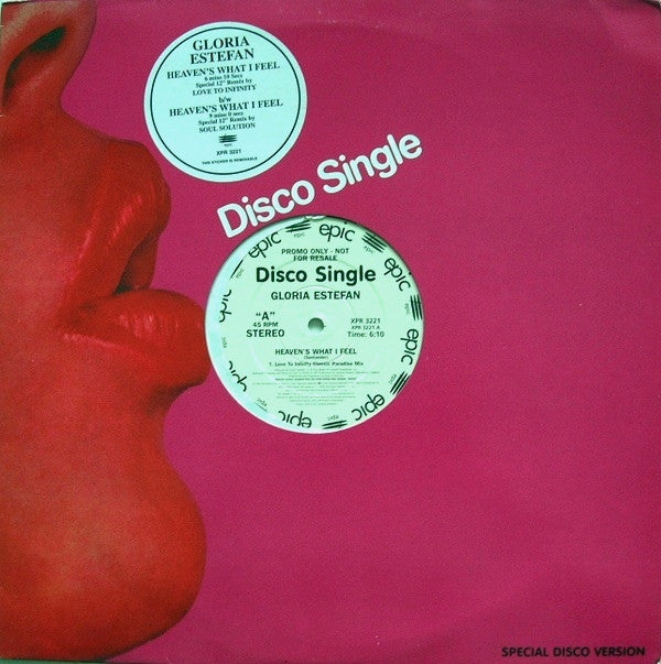Gloria Estefan - Heaven's What I Feel - Used Vinyl Record 12"