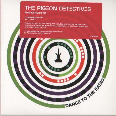 Pigeon Detectives - Everybody Wants Me - Used CD