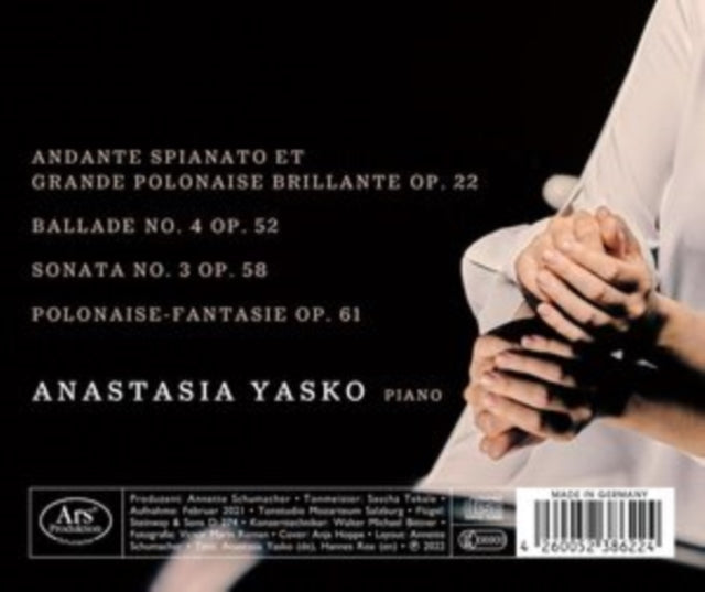 Chopin / Yasko - Pia - Anastasia Yasko - Chopin:  Piano Works CD (PREORD