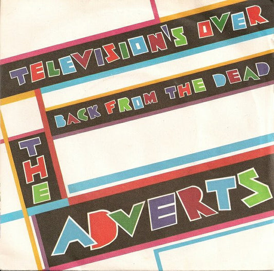 Adverts - Television's Over / Back From The Dead - Used Vinyl Record