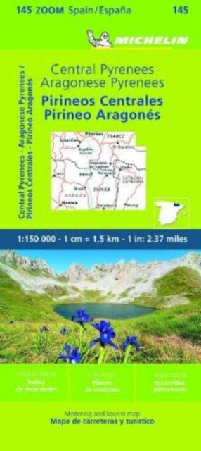 Michelin - Pyrenees Central - Zoom Map 145 - New Sheet map
