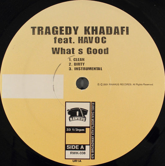 Tragedy Khadafi - What's Good? - New Vinyl Record 12"