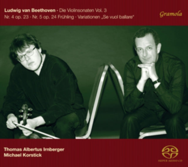IRNBERGER/KORSTICK - BEETHOVEN:VIOLIN SONATAS V 3 - HYBRID SACD
