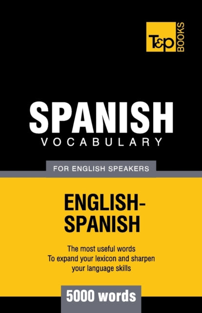 aranov - Spanish vocabulary for English Speakers - 5000 words - New pa