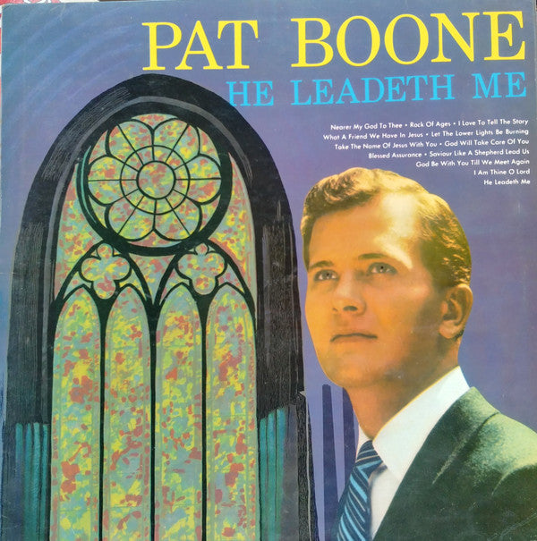 Pat Boone - He Leadeth Me - Used Vinyl Record