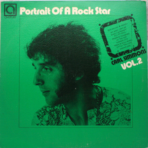 Carl Simmons - Portrait Of A Rock Star Vol. 2 - Used Vinyl Record