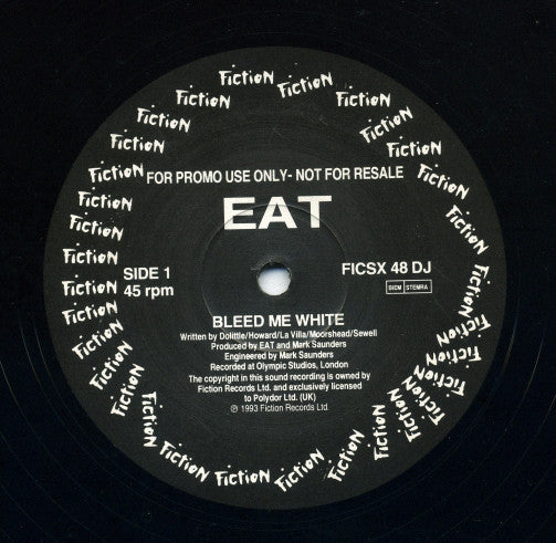 Eat - Bleed Me White - Used Vinyl Record 12"