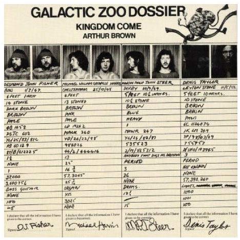 Arthur Brown's Kingd - Galactic Zoo Dossier - CD