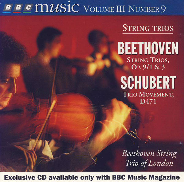Ludwig van Beethoven - String Trios (String Trios, Op. 9/1 & 3 / Trio