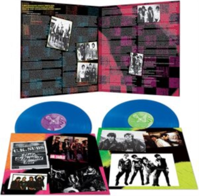 UK SUBS - ENDANGERED SPECIES (TRANSLUCENT BLUE) - Vinyl Record