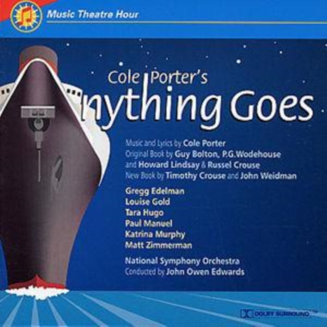 ORIGINAL STUDIO CAST - ANYTHING GOES - CD