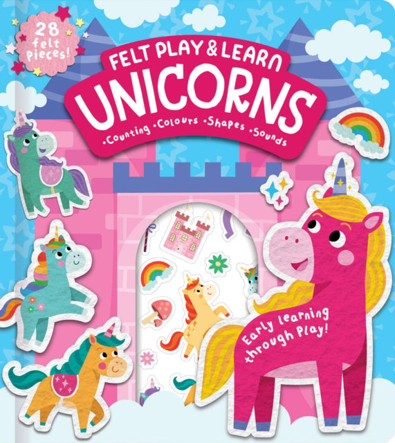 Alice Barker - Felt Play & Learn Unicorns - New Board book
