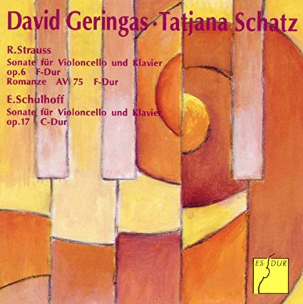 GERINGAS DAVID/TATJA - STRAUSS SONATAS FOR CELLOPIA - CD