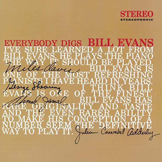 BILL EVANS - EVERYBODY DIGS  (LIM - Vinyl Record
