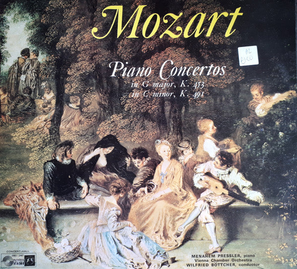 Wolfgang Amadeus Moz - Piano Concertos In G Major, K. 453, In C Mino