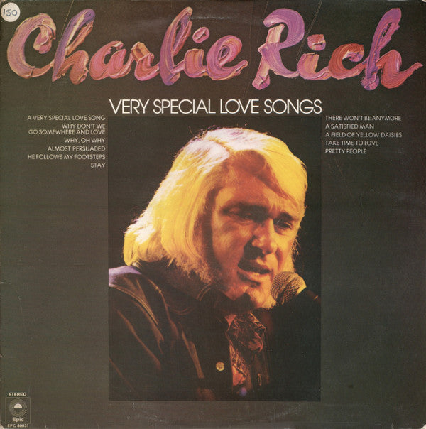 Charlie Rich - Very Special Love Songs - Used Vinyl Record