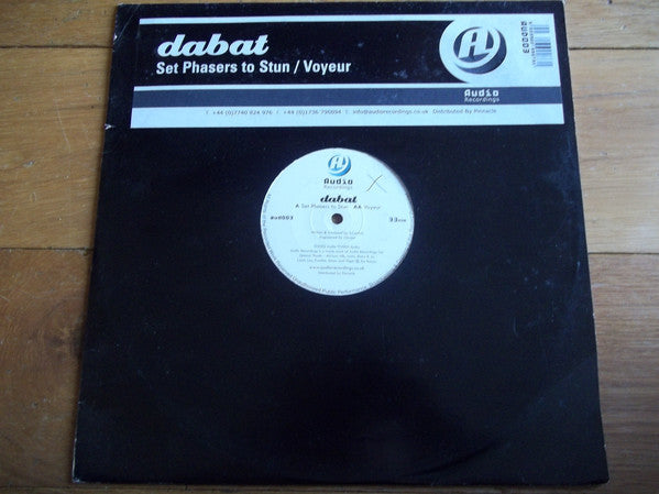 Dabat - Set Phasers To Stun - Used Vinyl Record 12"
