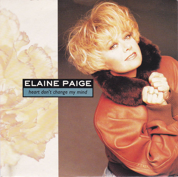 Elaine Paige - Heart Don't Change My Mind - Used Vinyl Record 7"