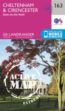 Ordnance Survey - Cheltenham & Cirencester, Stow-on-the-Wold : 163 - N