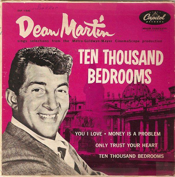 Dean Martin - Ten Thousand Bedrooms - Used Vinyl Record 7"