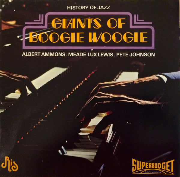 Various - Giants Of Boogie Woogie - Used Vinyl Record