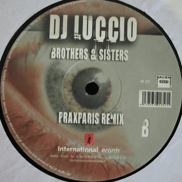 DJ Luccio - Brothers & Sisters - Used Vinyl Record 12"