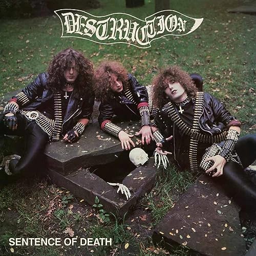 DESTRUCTION - SENTENCE OF DEATH (US COVER) (BONE VINYL) - New Vinyl Re