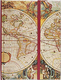 Journal Fold-Over Old World - New Diary