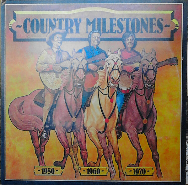 Various - Country Milestones - Used Vinyl Record