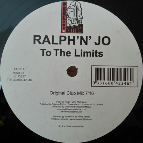 DJ Ralph 'n' Jo - To The Limits - New Vinyl Record 12"