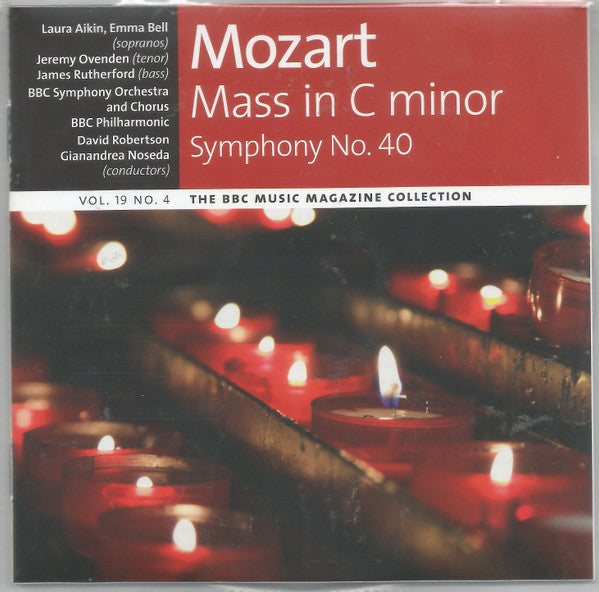 Wolfgang Amadeus Moz - Mass In C Minor / Symphony No. 40 - Used CD