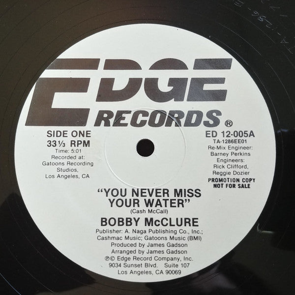 Bobby McClure - You Never Miss Your Water / It Feels So Good