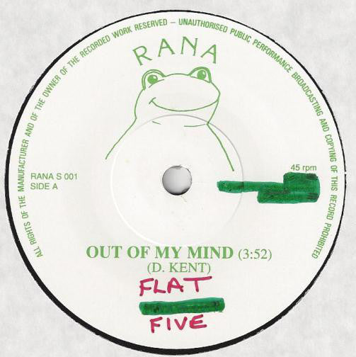 Flat Five - Out Of My Mind - Used Vinyl Record 7"