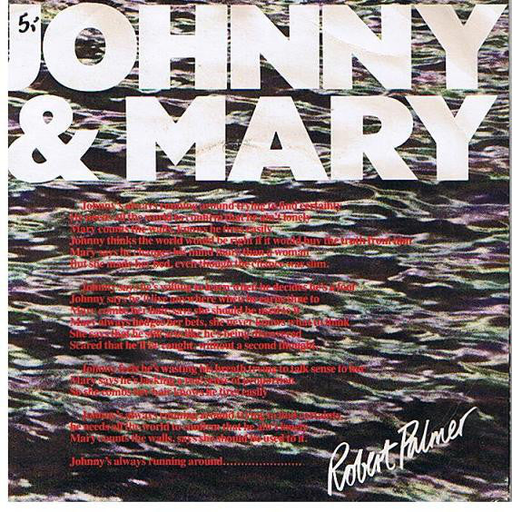 Robert Palmer - Johnny & Mary - Used Vinyl Record 7"