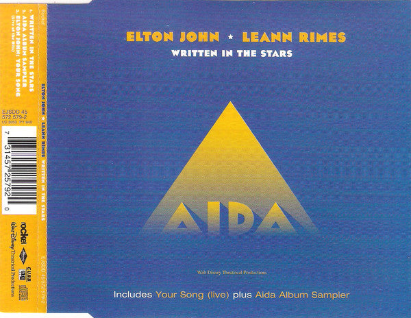 Elton John - Written In The Stars - Used CD