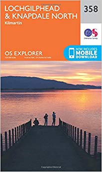 Ordnance Survey - Lochgilphead and Knapdale North : 358 - New Sheet ma