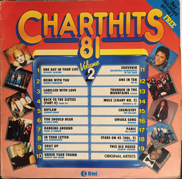 Various - Chart Hits 81 Volume 2 - Used Vinyl Record
