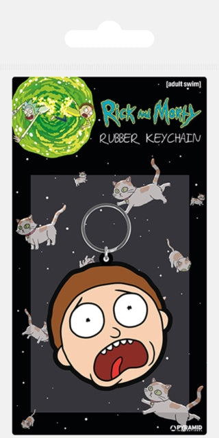Rick And Morty - PVC Keyring Mo - keyrings - Keyr - Approx 45mm x 45mm