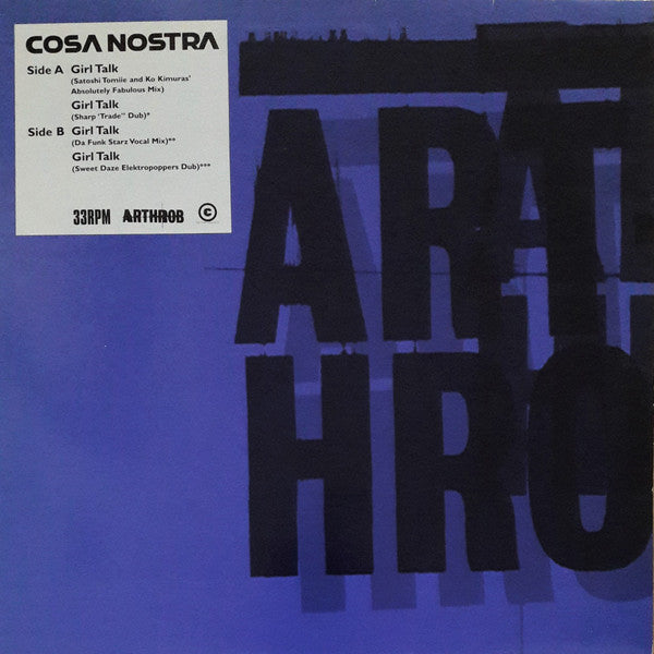 Cosa Nostra - Girl Talk - Used Vinyl Record 12"