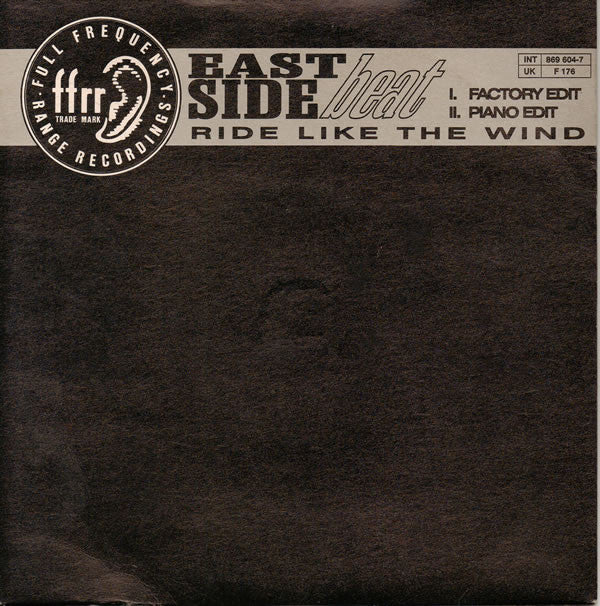 East Side Beat - Ride Like The Wind - Used Vinyl Record 7"