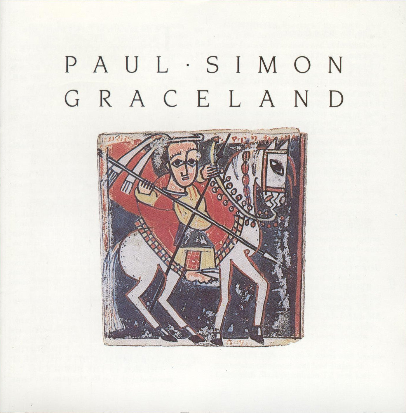 Paul Simon - Graceland - Used Cassette